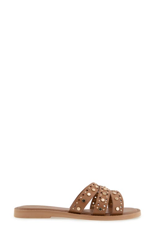 Splendid Samira Studded Slide Sandal In Caramel