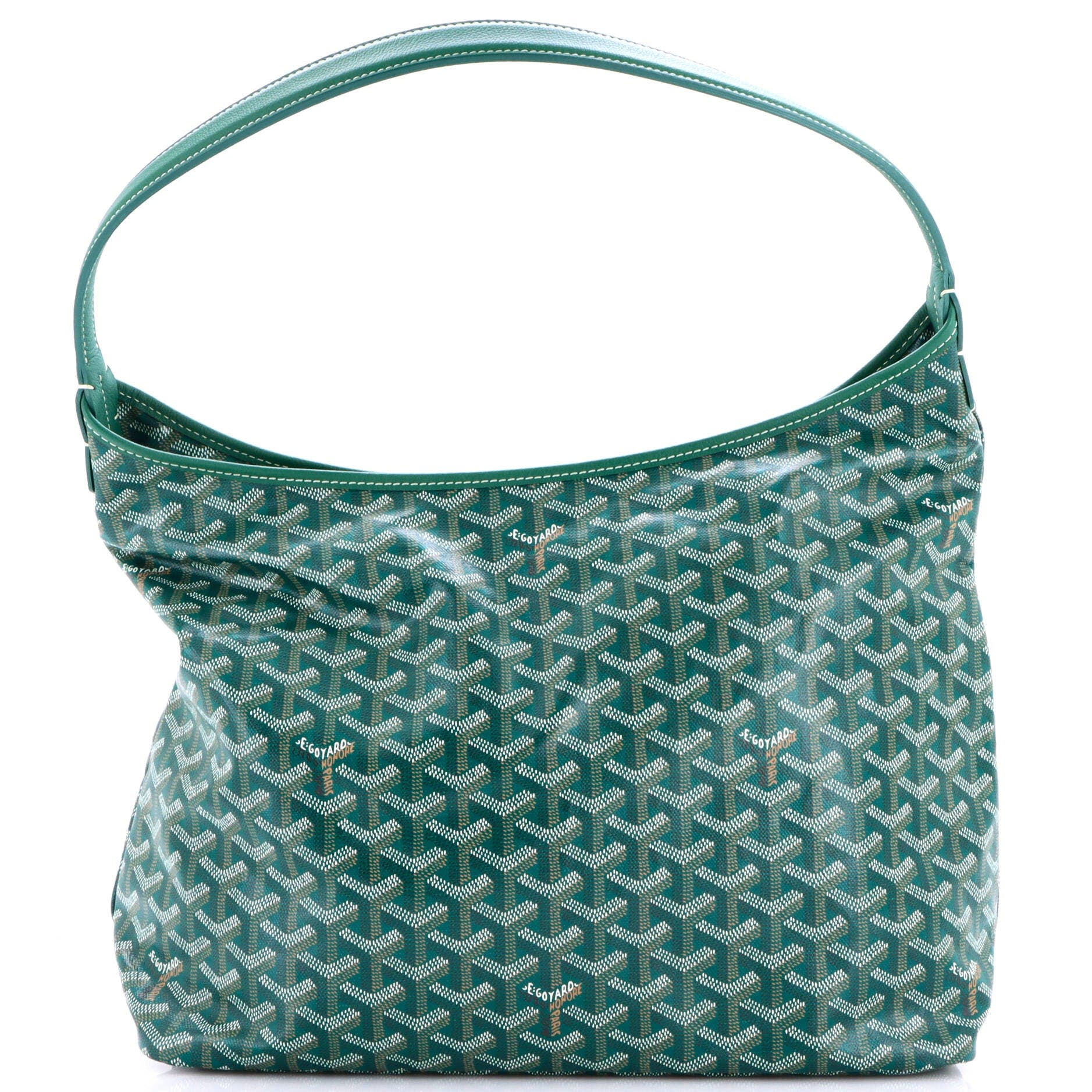 Boheme Hobo Coated Canvas, Main, color, Green