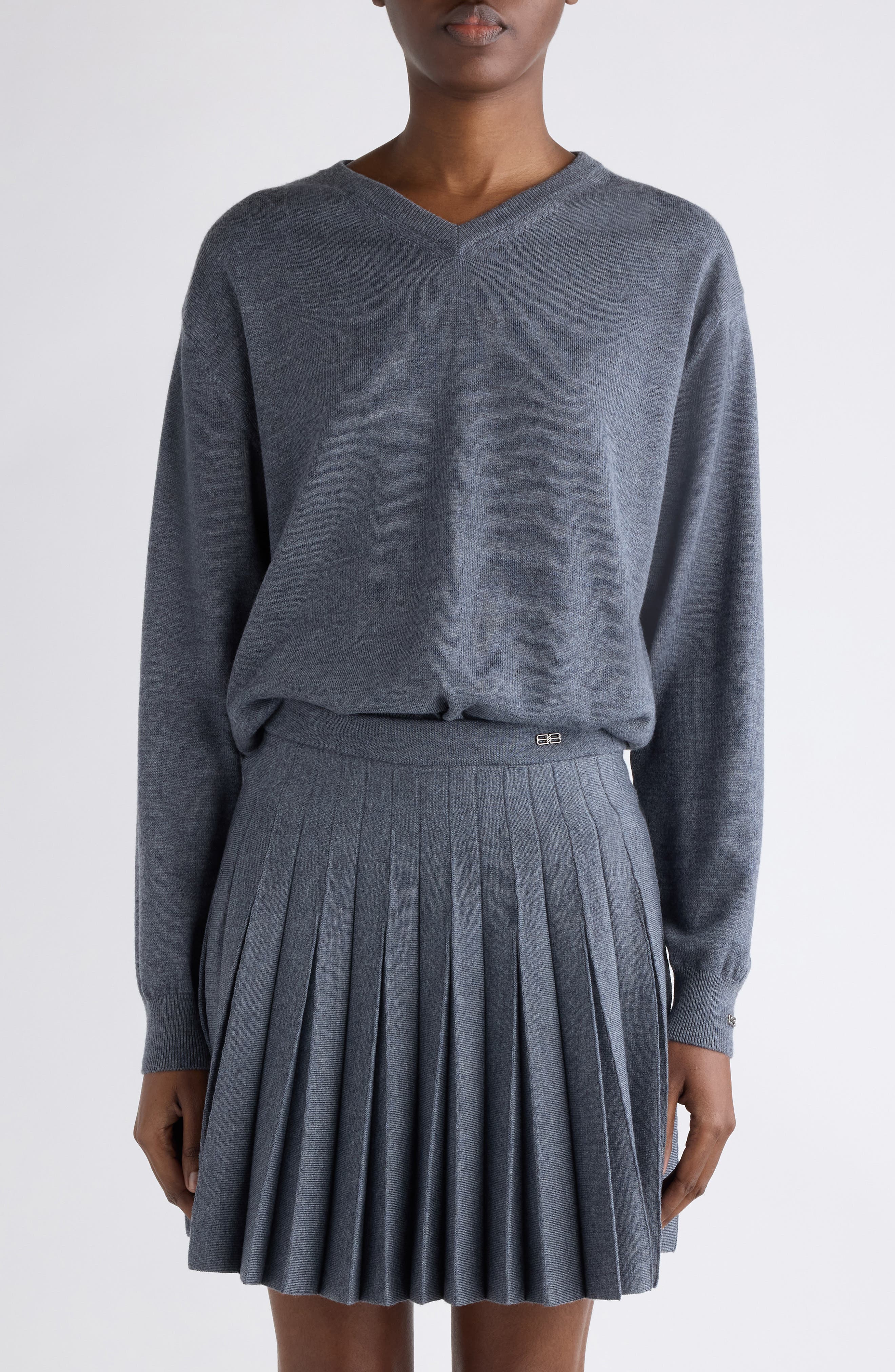 Wool V-Neck Sweater