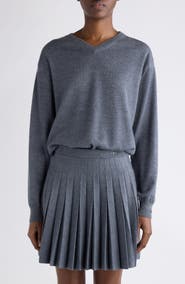 Balenciaga Wool V-Neck Sweater