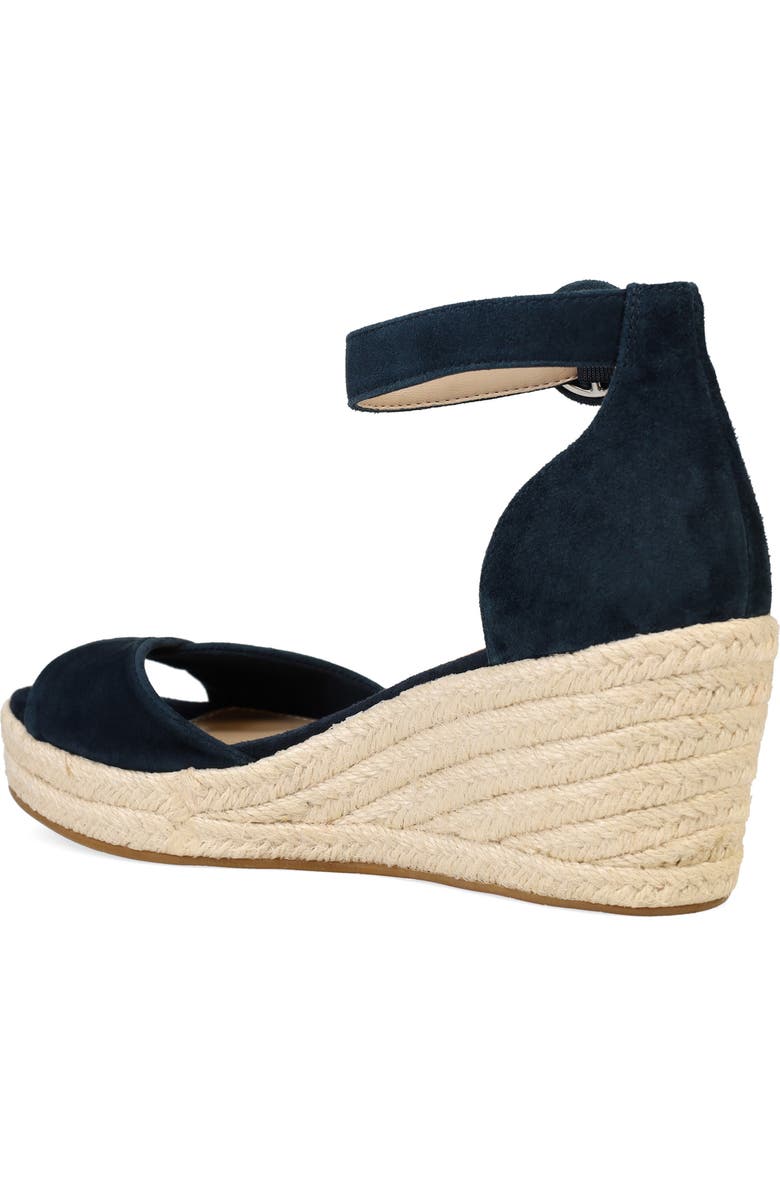 Pelle Moda Kove Espadrille Wedge Sandal, Alternate, color, Midnight