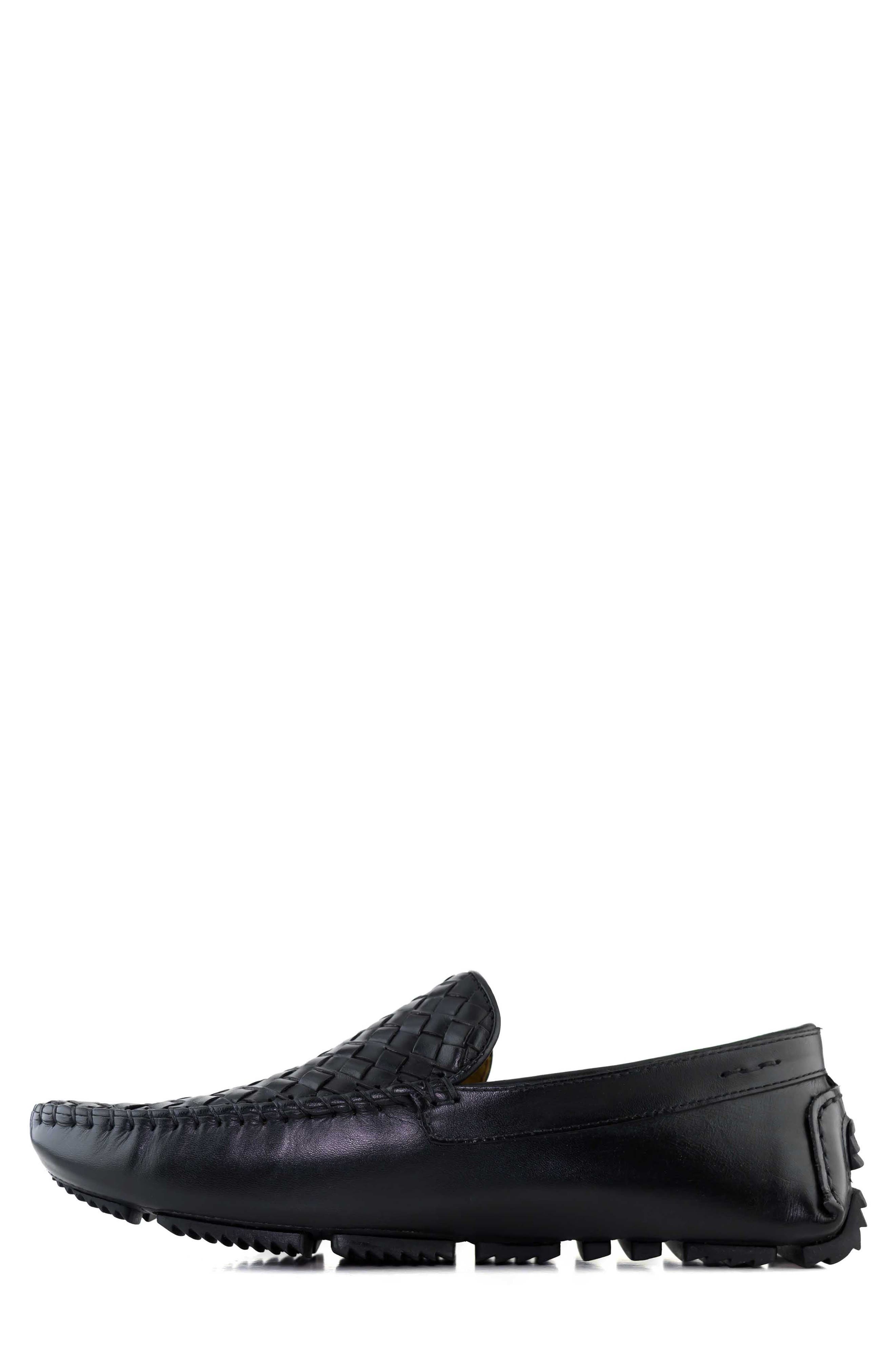 Marc Joseph New York Spring Street Woven Leather Driving Loafer, Alternate, color, 