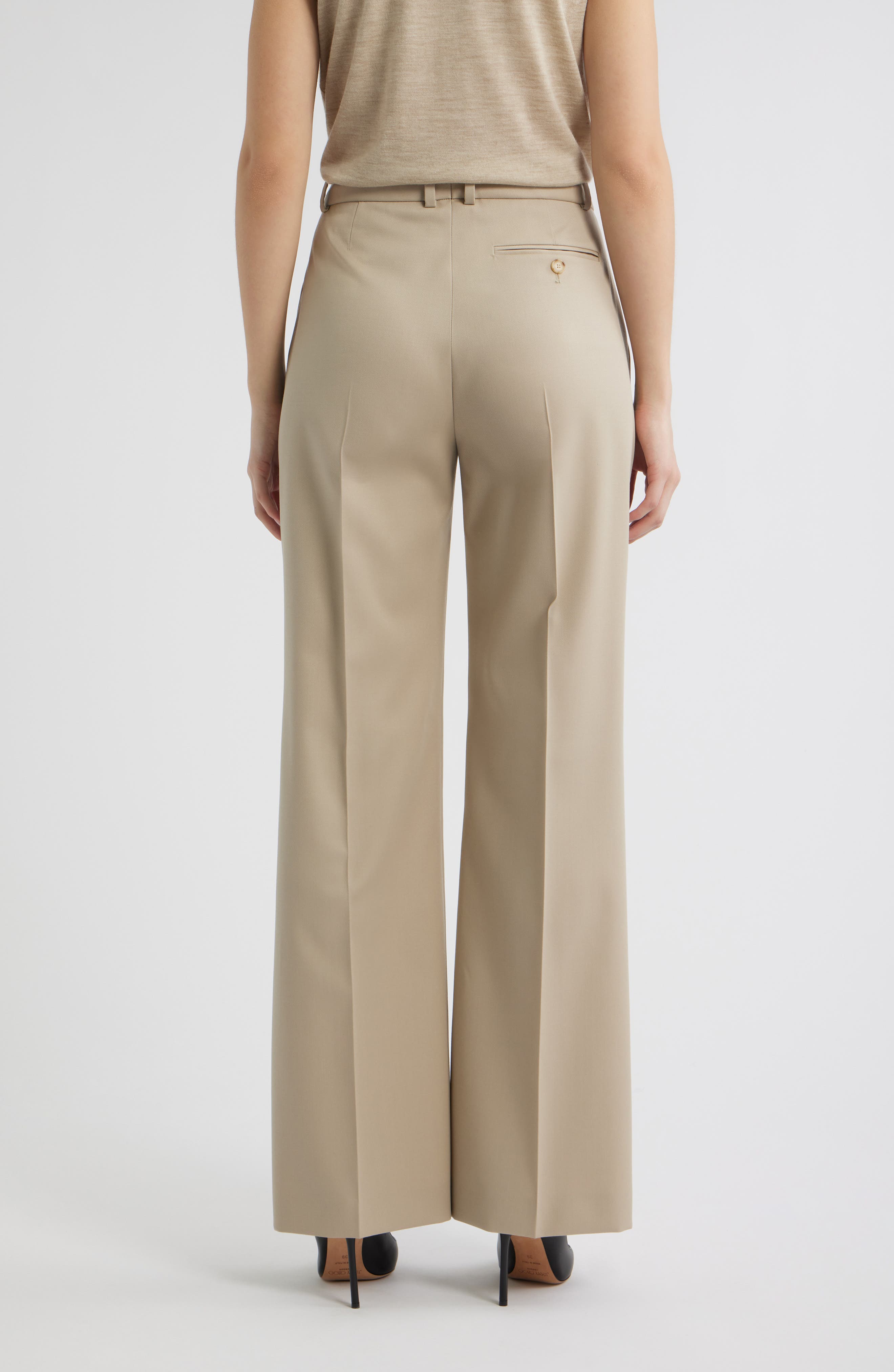 Talima Wool Wide Leg Pants - image 2