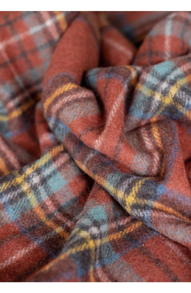 TBCo Recycled Wool Tartan Throw Blanket, Alternate, color, Stewart Royal Antique