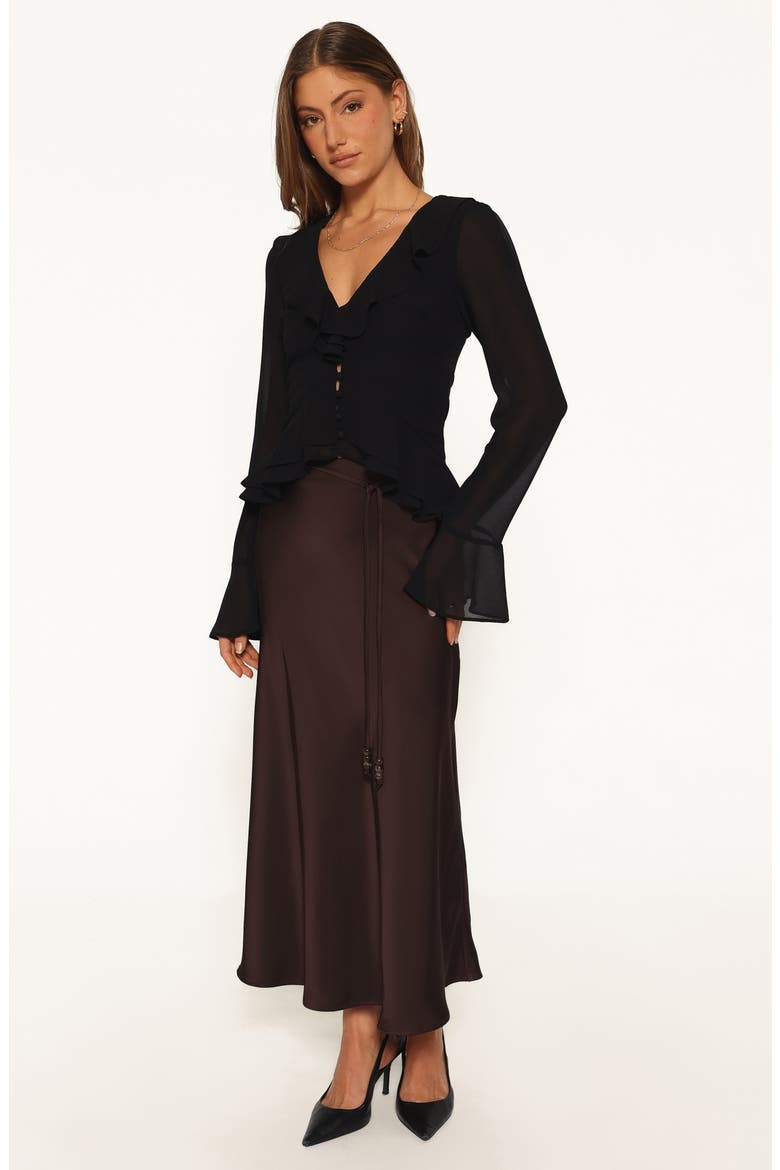 Vilma Ruffle Top, Alternate, color, BLACK