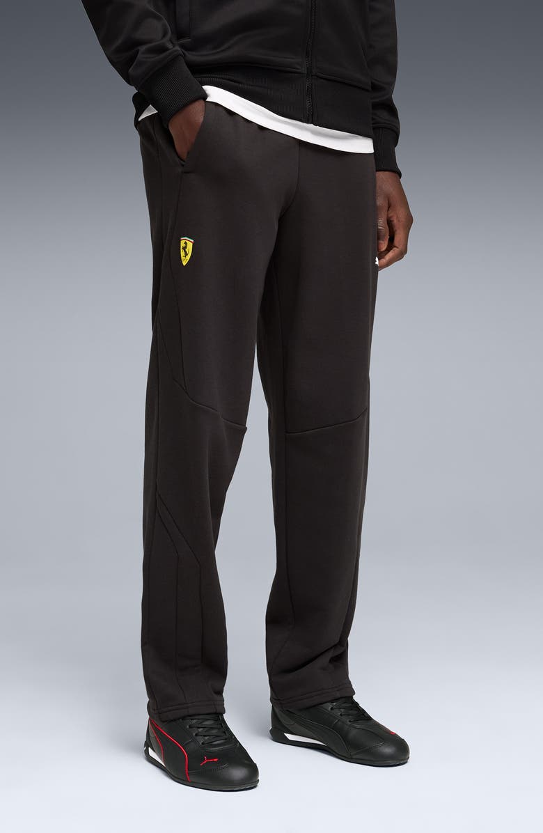 PUMA Scuderia Ferrari Motosport 1 Sweatpants, Alternate, color, Puma Black