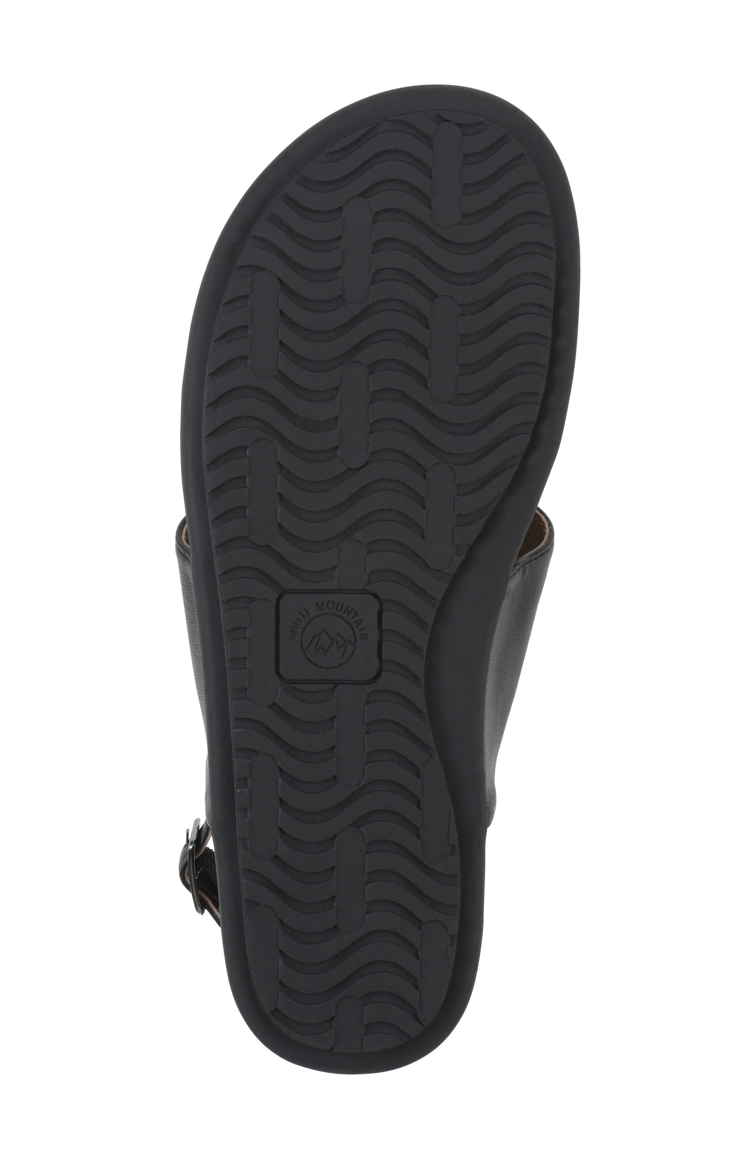 White Mountain Footwear Alicorn Slingback Sandal, Alternate, color, Black/ Black/ Smooth