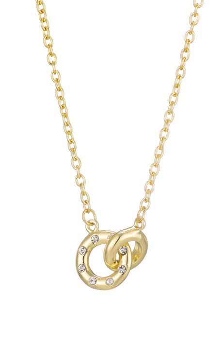 Adornia Cubic Zirconia Link Pendant Necklace