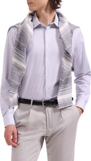 Bugatchi James OoohCotton® Geo Floral Button-Up Shirt