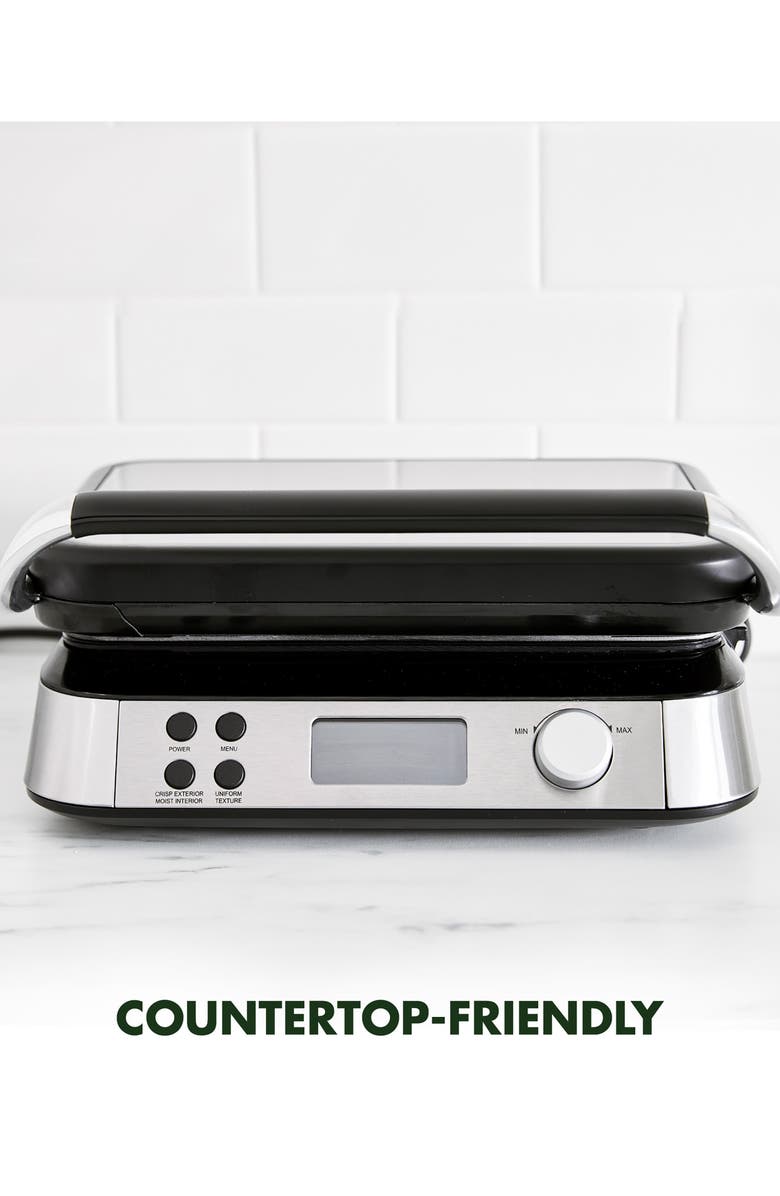 GreenPan Bistro Ceramic Nonstick 2-Square Waffle Maker, Alternate, color,