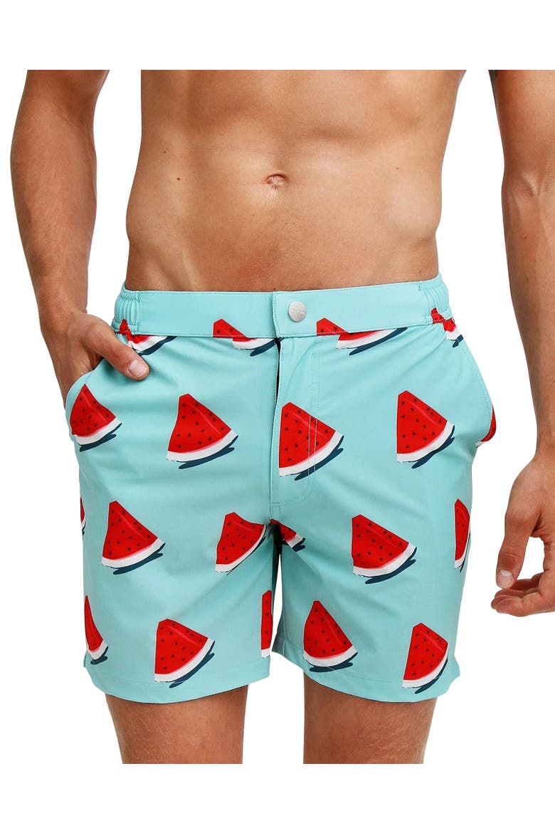 Men's Swim Shorts, Main, color, Aqua