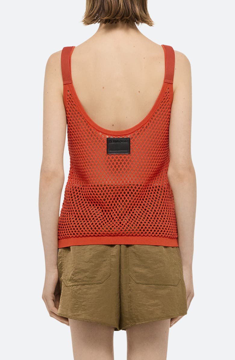 Helmut Lang Mesh Cotton Tank, Alternate, color, 