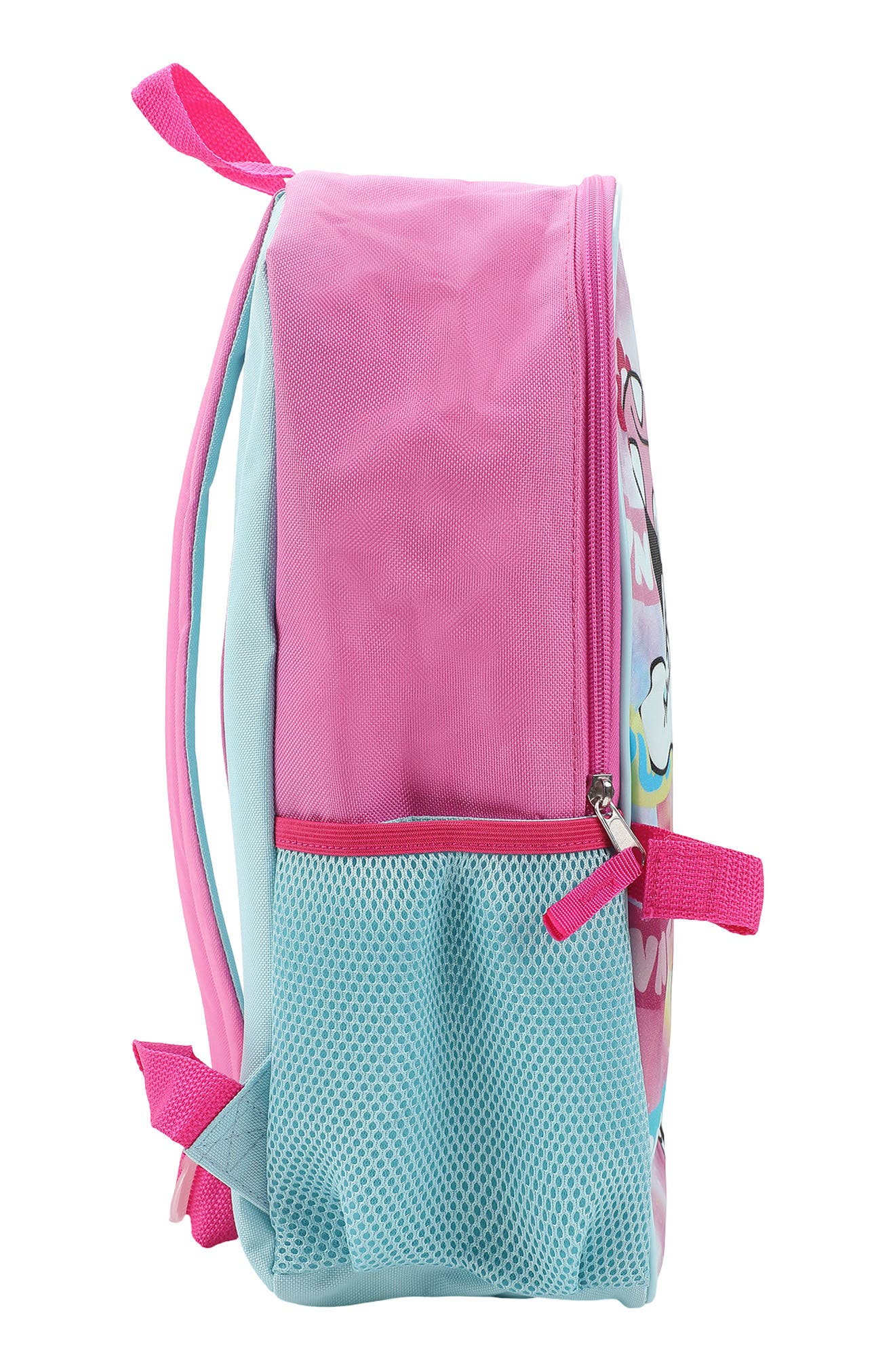 BIOWORLD Kids' Minnie Mouse Backpack with Lunch Bag, Alternate, color, 