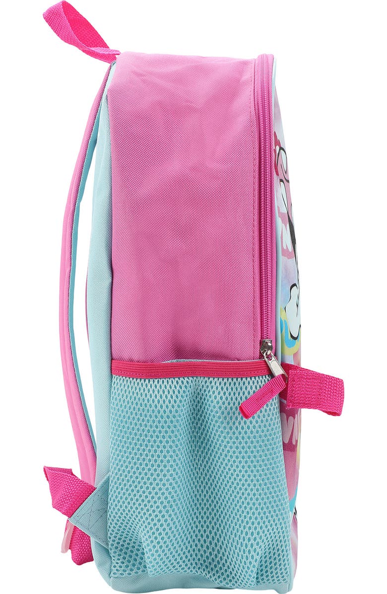 BIOWORLD Kids' Minnie Mouse Backpack with Lunch Bag, Alternate, color,