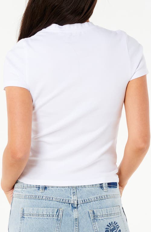 Rip Curl Neon Palm Cotton Graphic Baby Tee