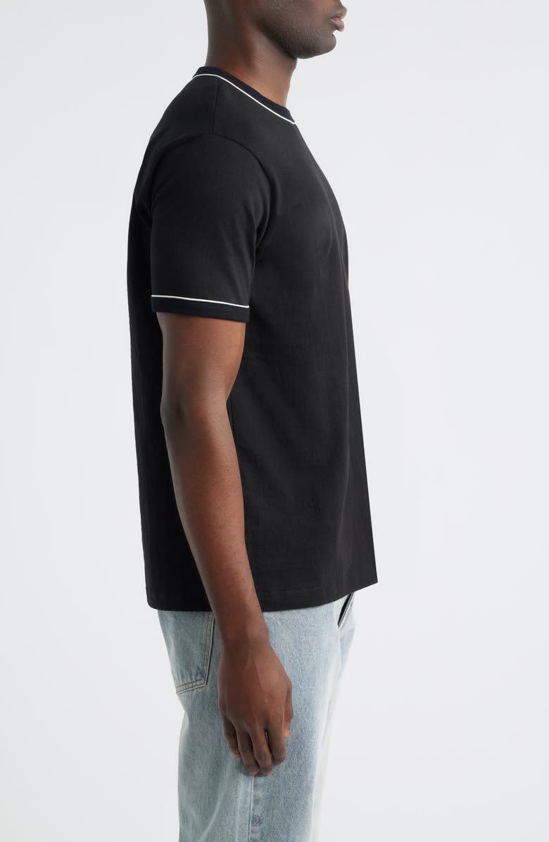 925 Originals Piping Hot Cotton Ringer T-Shirt, Alternate, color, Black