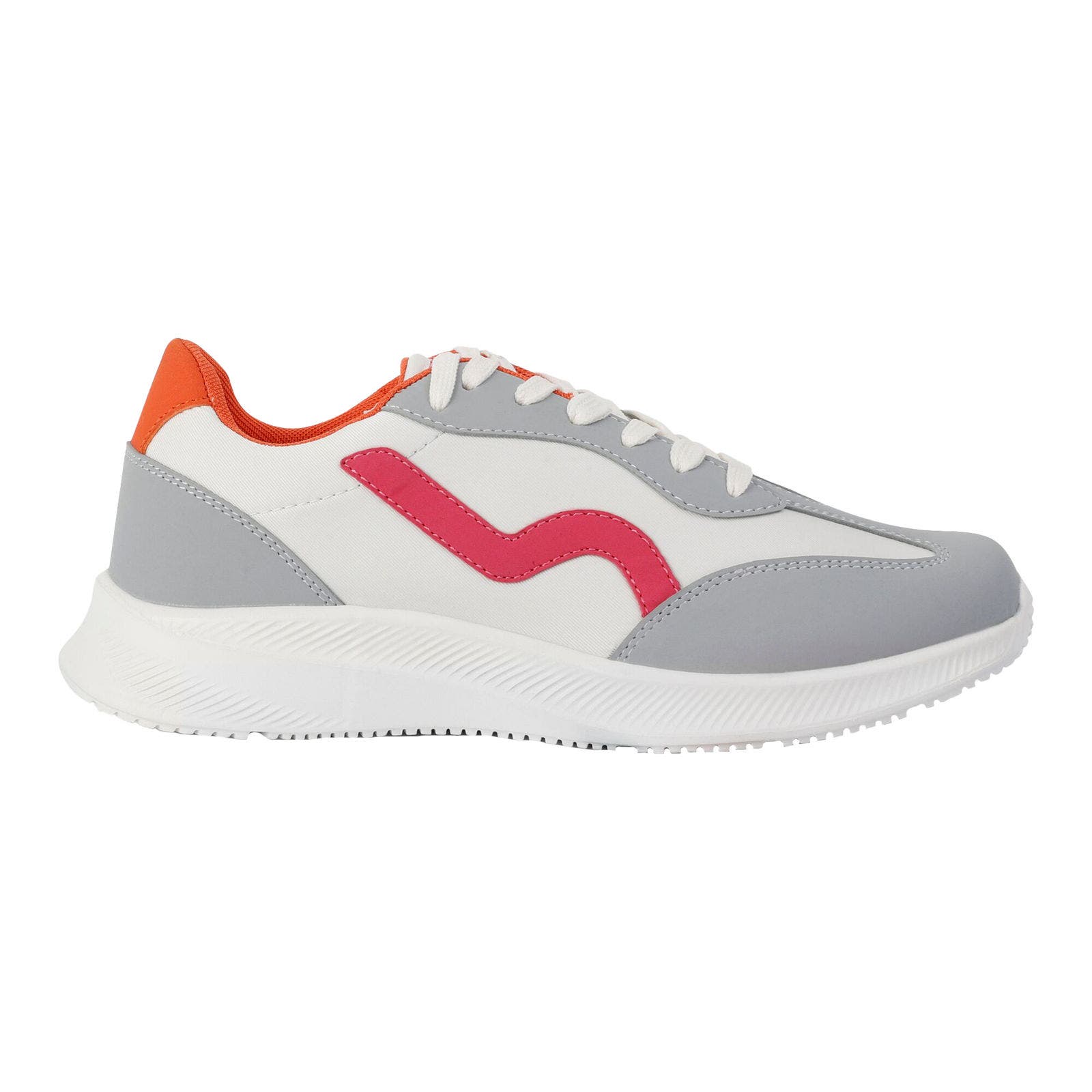 Marine Retro Sneakers, Alternate, color, Snow White and Pink Potion