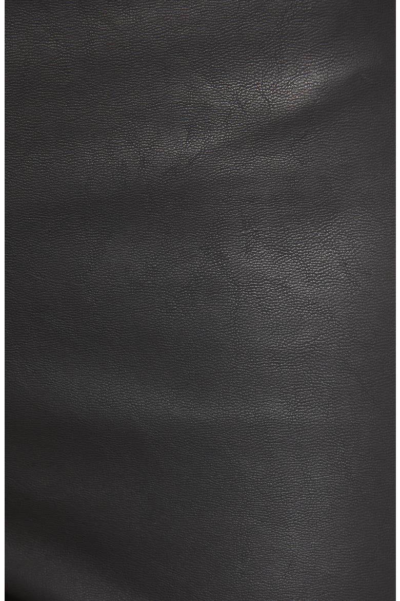 Faux Leather Biker Shorts, Alternate, color, DEJA BOO