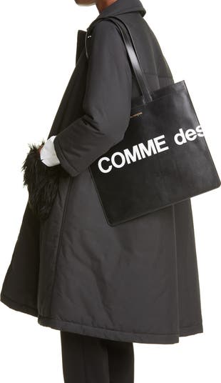 Comme des garcons leather tote sale