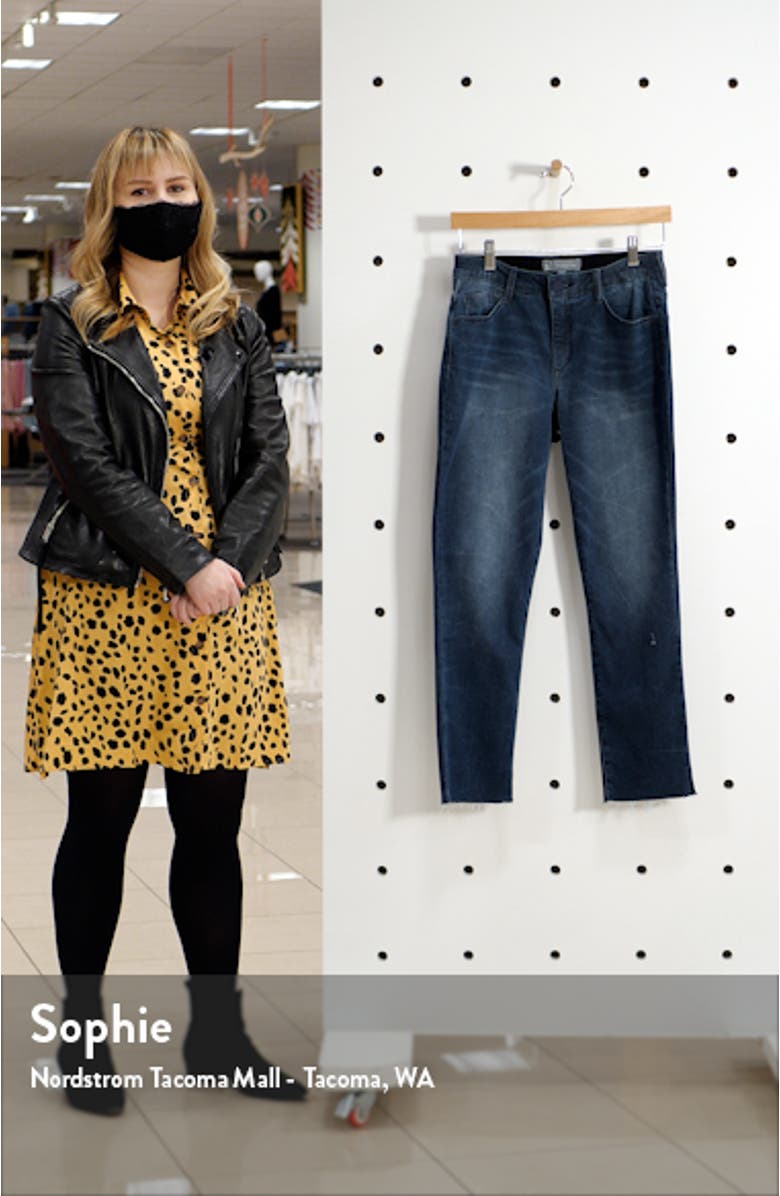 Vintage High Waist Ankle Straight Leg Jeans, sales video thumbnail