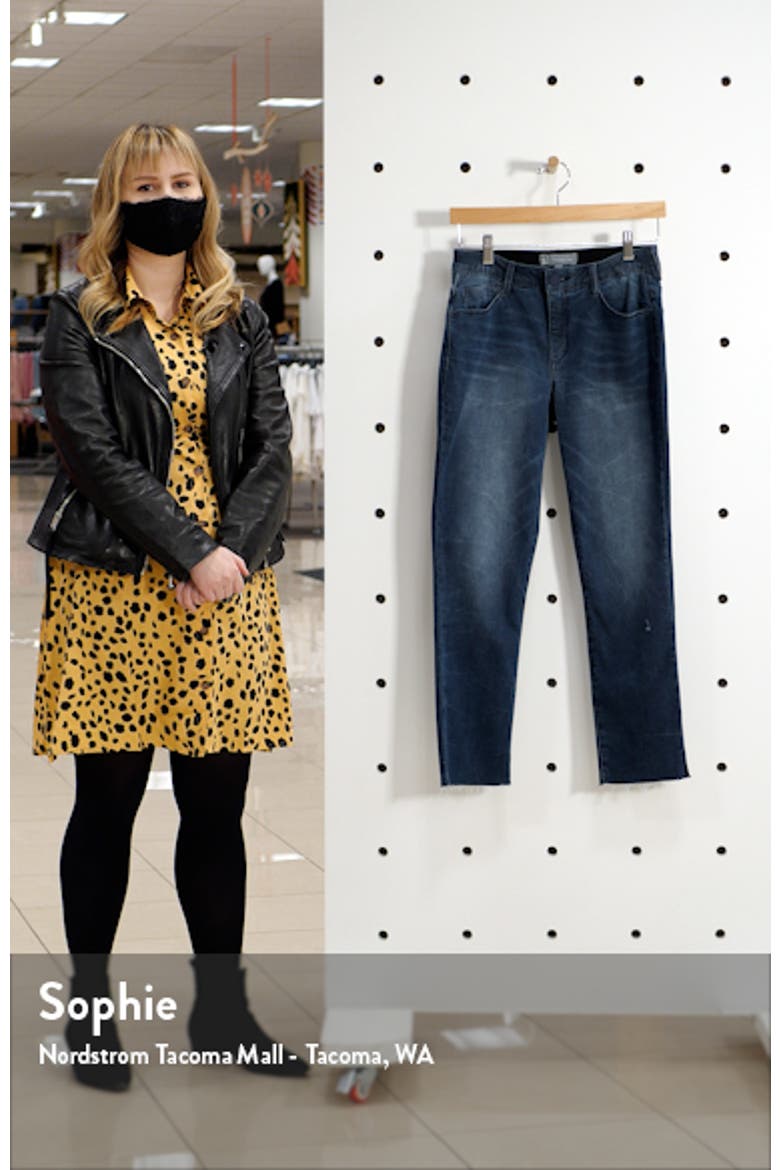 Vintage High Waist Ankle Straight Leg Jeans (Nordstrom Exclusive) video