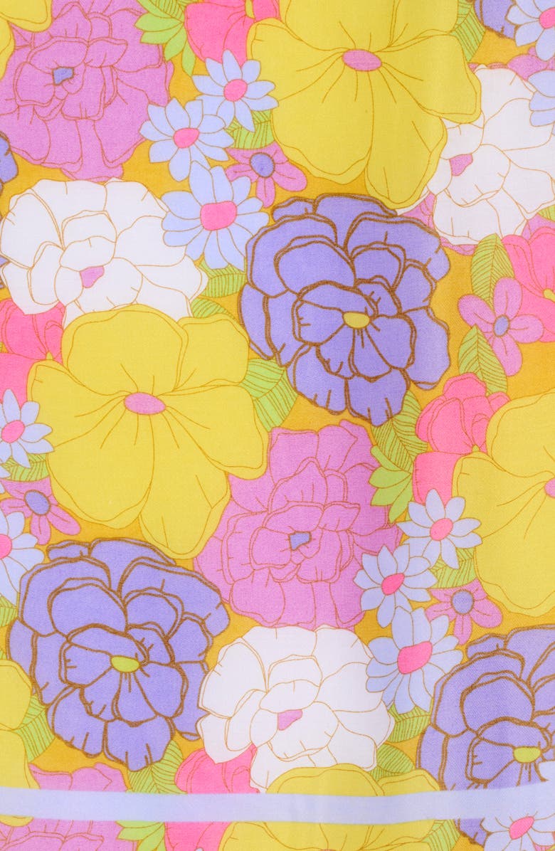 Flower Print Scarf