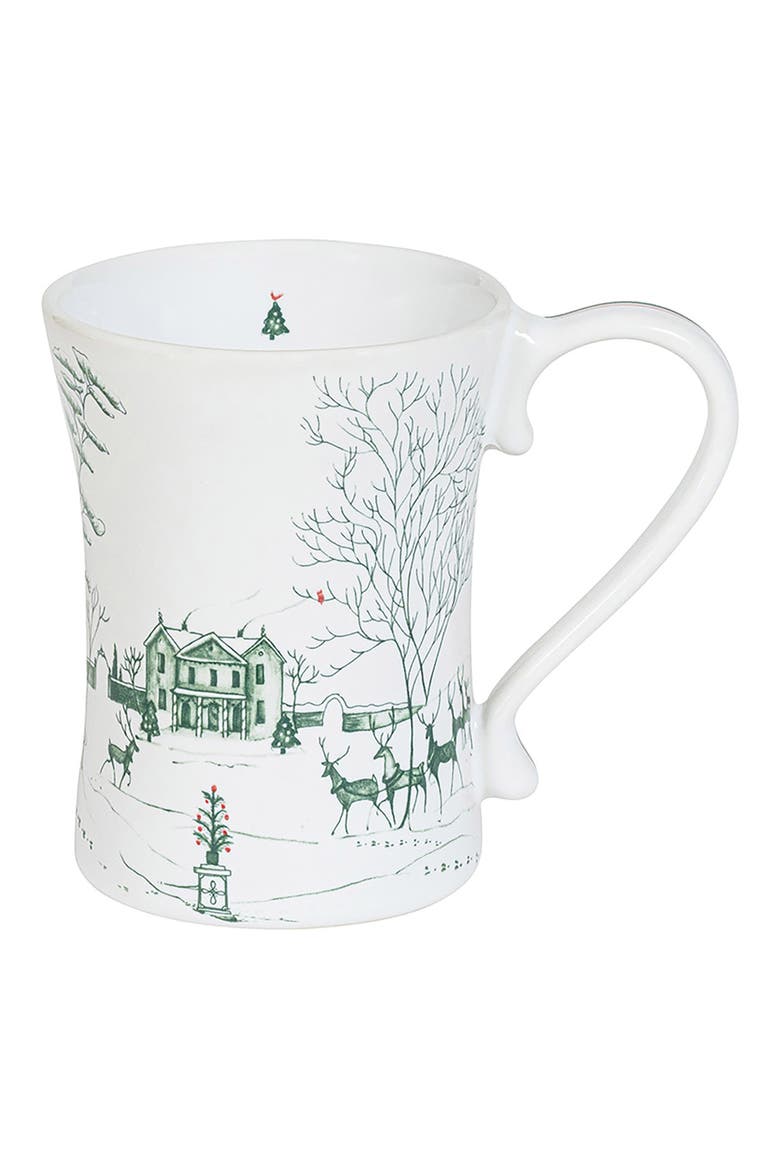 Country Estate Winter Frolic Mug, Main, color, EVERGREEN