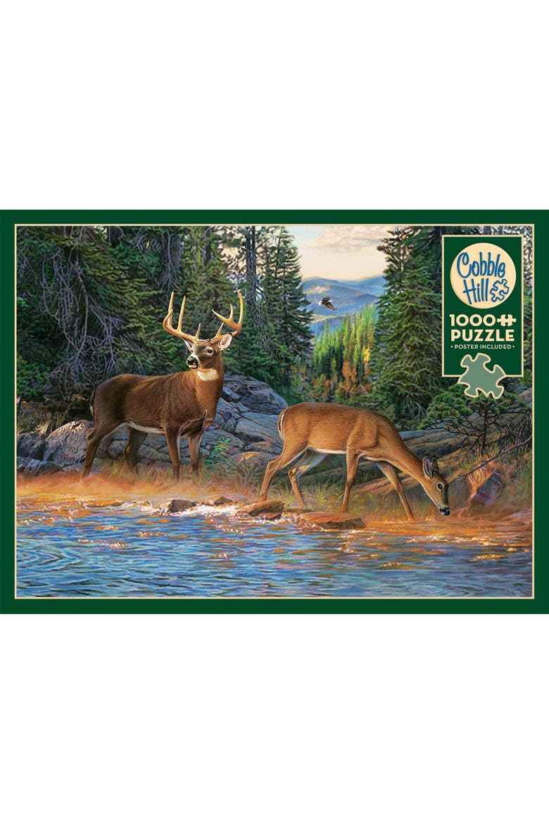The River's Edge High Quality Jigsaw 1000 Piece Puzzle, Alternate, color, Multicolored