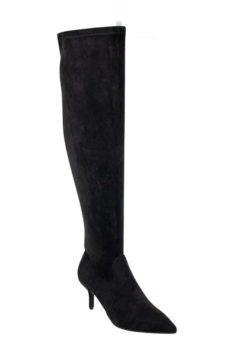 Aleigha Over the Knee Pointed Toe Boot (Women)