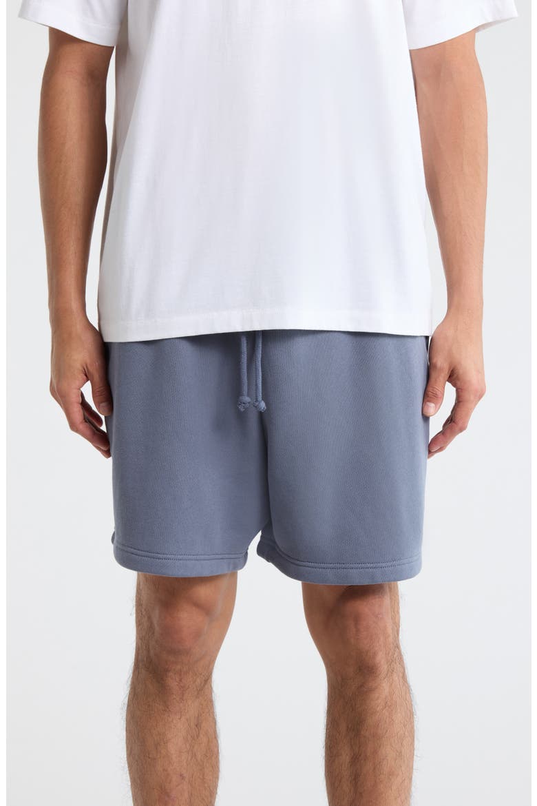 Drawstring Waist Shorts, Main, color, GREY FOLKSTONE