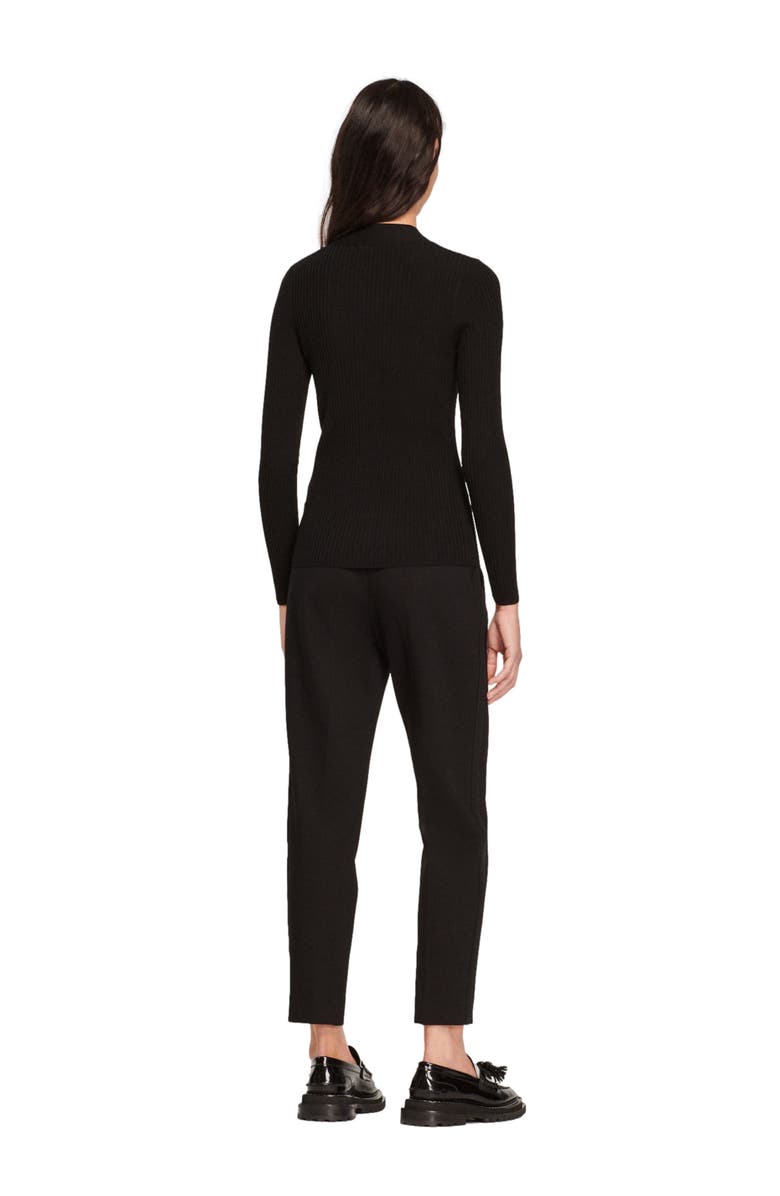 SANDRO Cardigan in certified viscose, Alternate, color, 