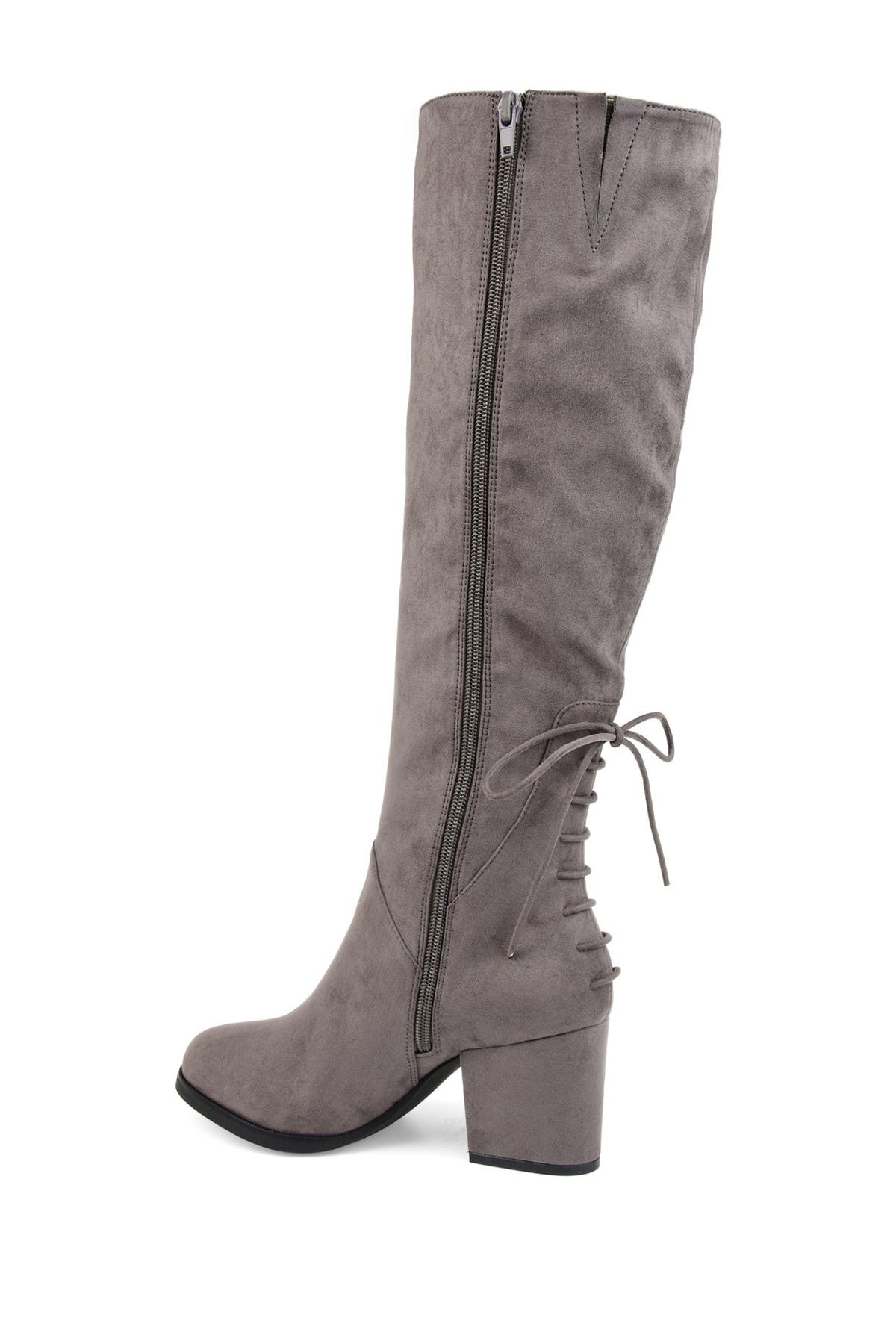 Leeda Extra Wide Calf Boot, Main, color, GREY