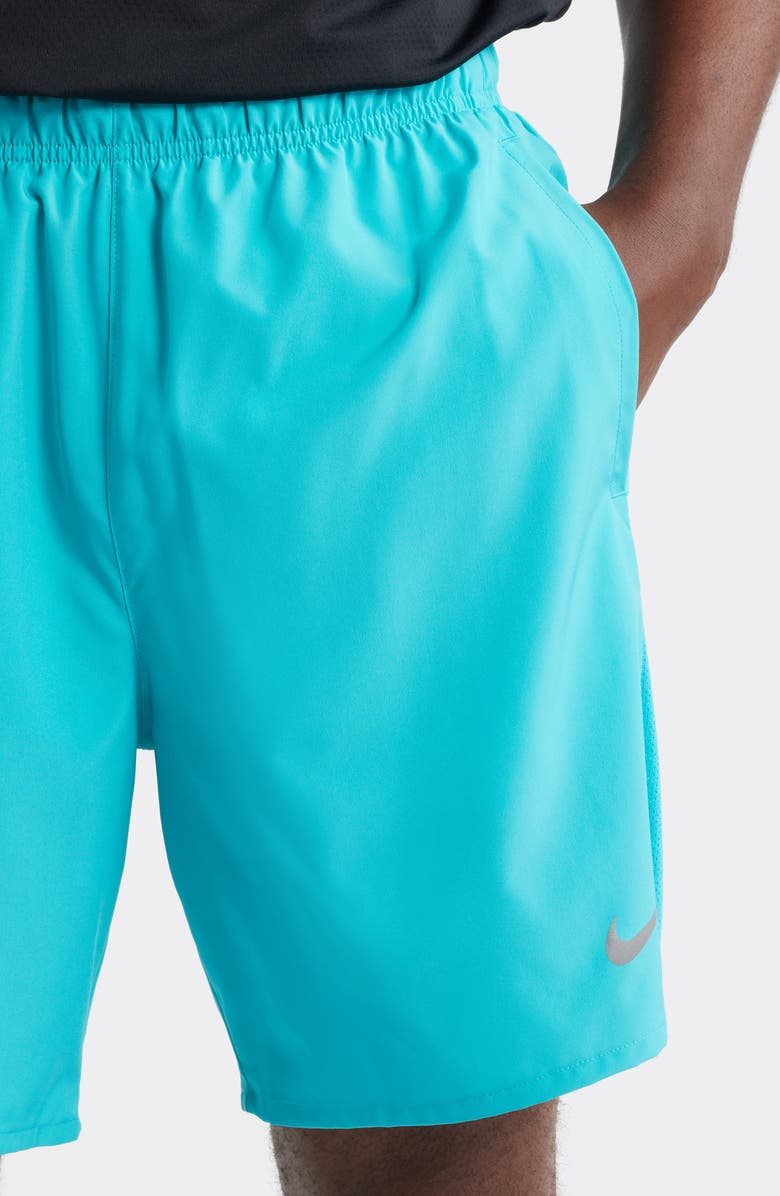 Nike Dri-FIT Challenger Unlined Athletic Shorts, Alternate, color, Dusty Cactus/ Reflective Silv