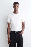 COS Slim Ribbed Cotton T-Shirt