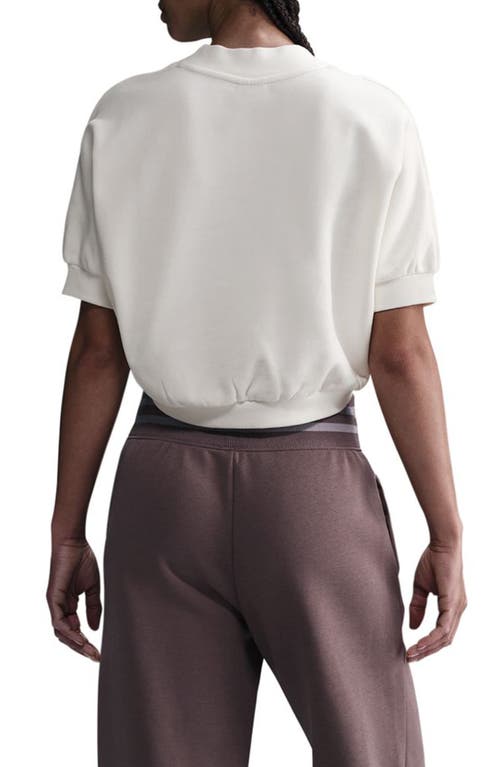 Nike Logo Short Sleeve High-low Sweatshirt