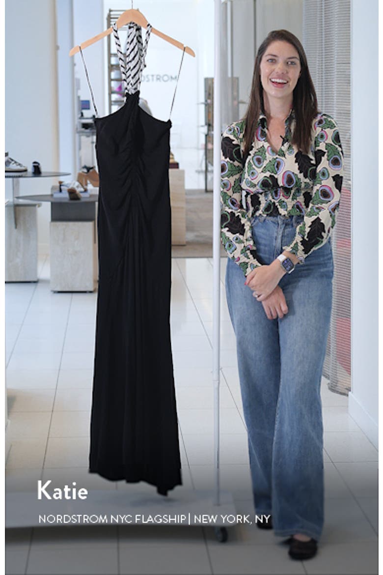 Iris Halter Maxi Dress video