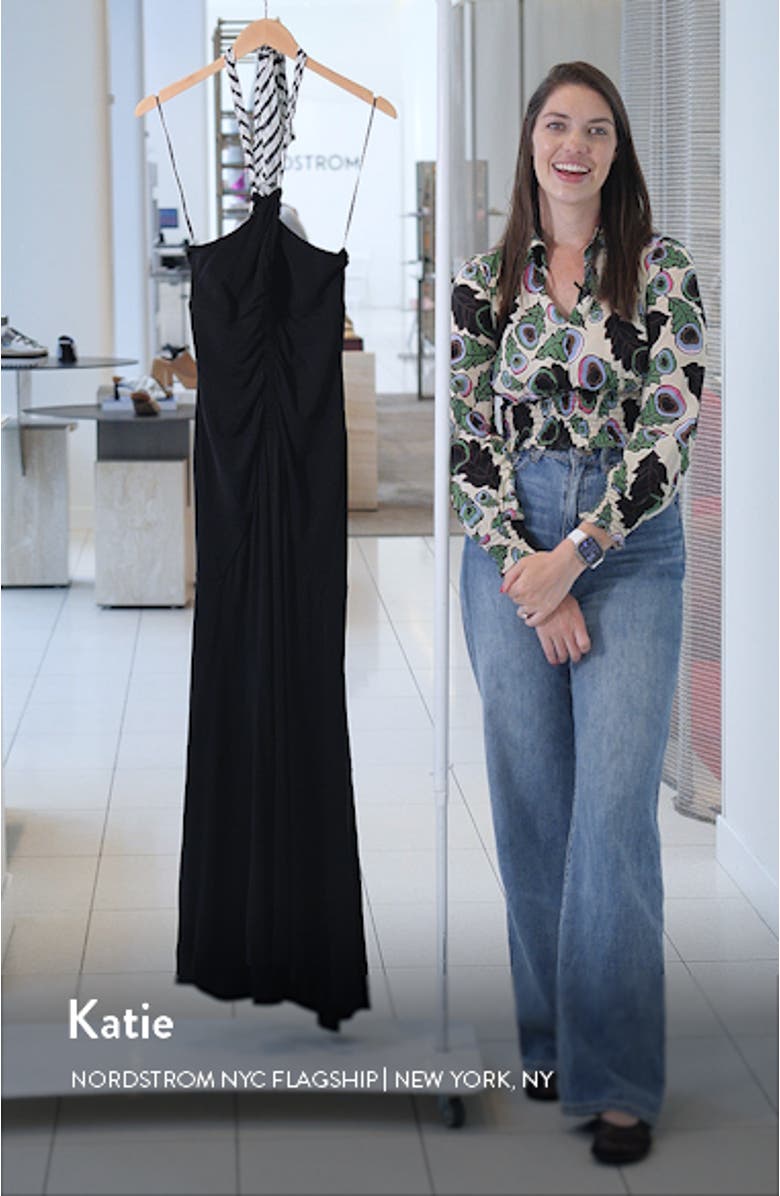 Iris Halter Maxi Dress, sales video thumbnail