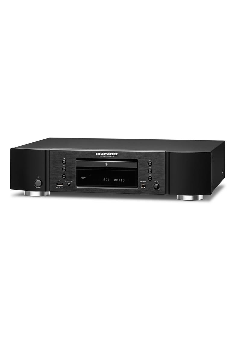 CD6007 Single-Disc CD Player with USB Port, Main, color, Black