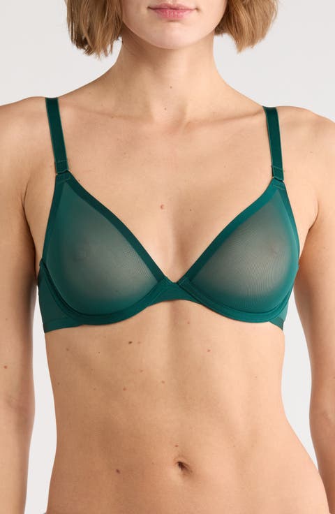 The Plunge Underwire Mesh Bra