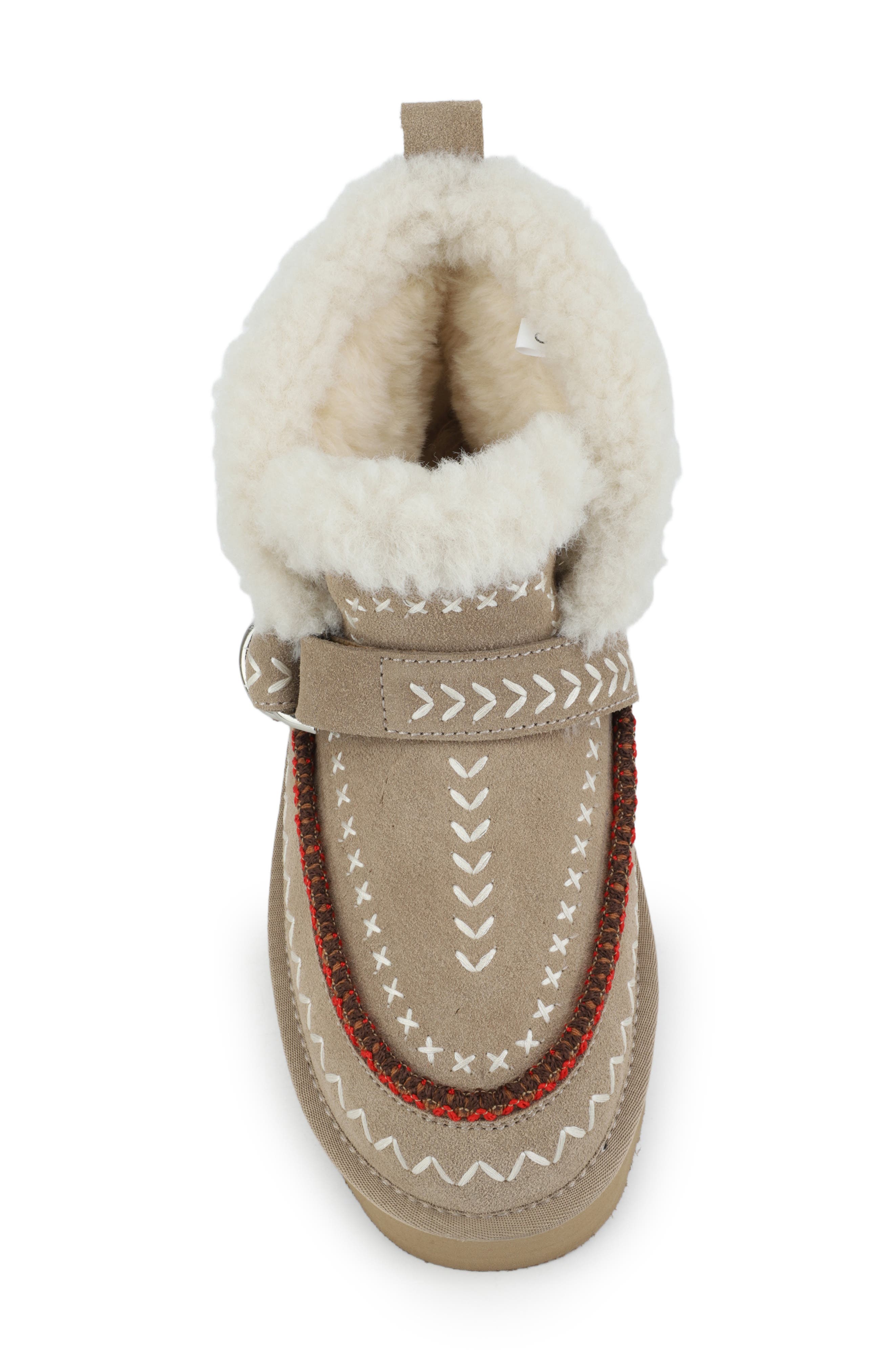 Vintage Havana Grand Faux Fur Lined Bootie, Alternate, color, Taupe Suede