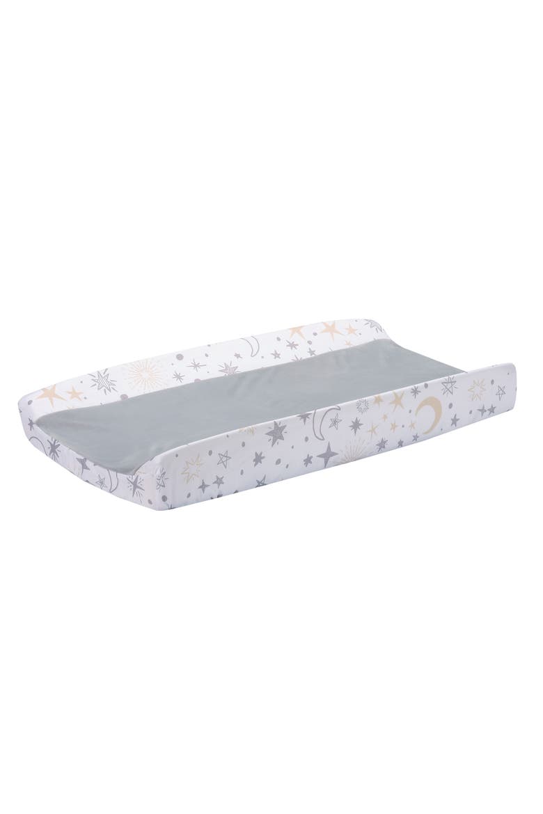 Goodnight Moon Changing Pad Cover - Moons/Stars, Alternate, color, White