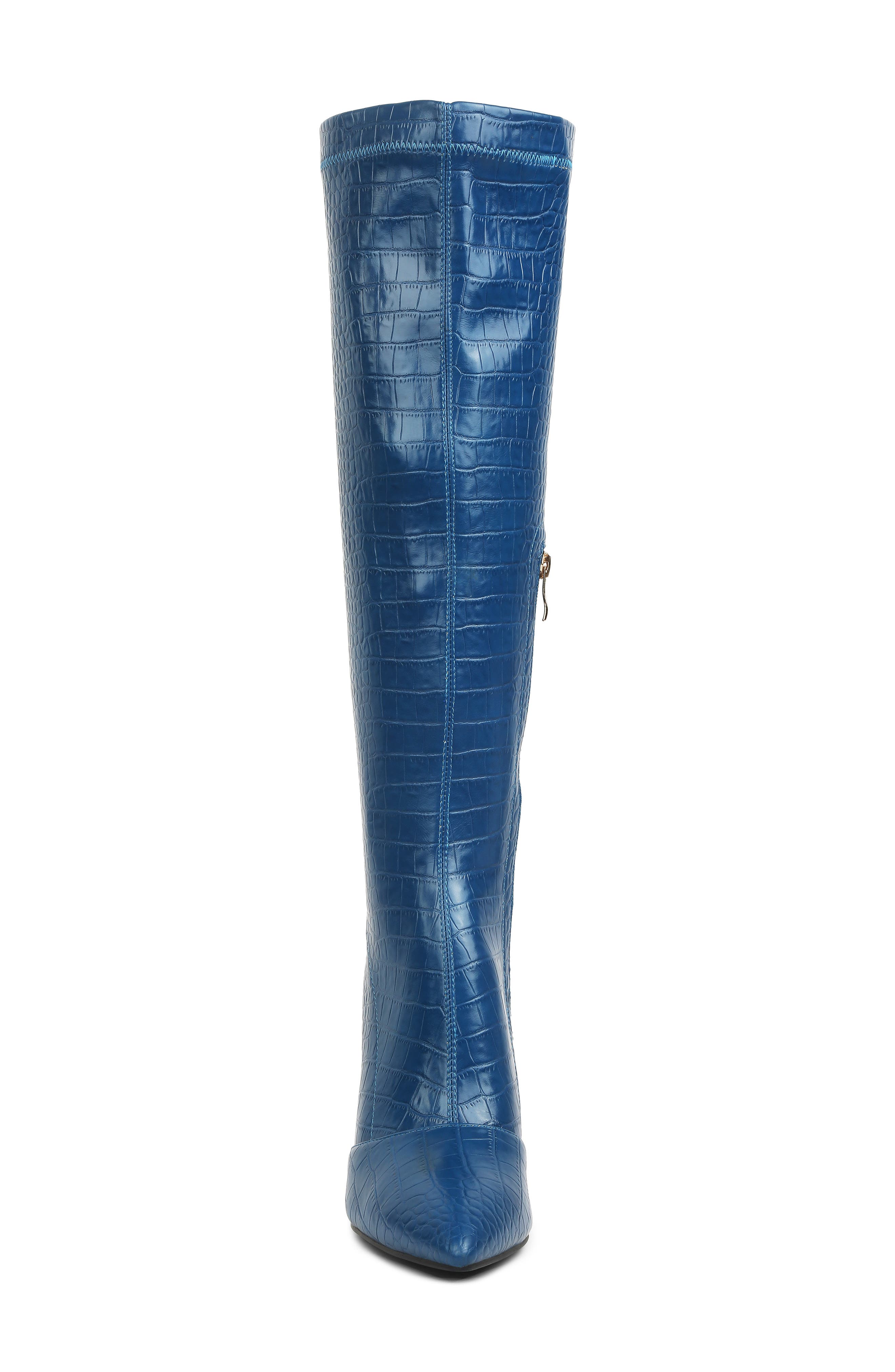 Wheedle Croc Embossed Boot (Women) | Nordstromrack