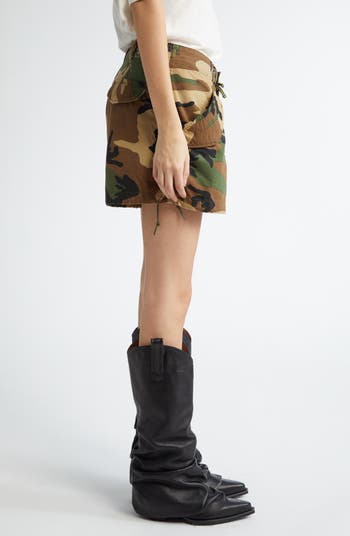 【R13】マリアンヌ カーゴショート R13 Marianne Camouflage Cargo Shorts | Nordstrom