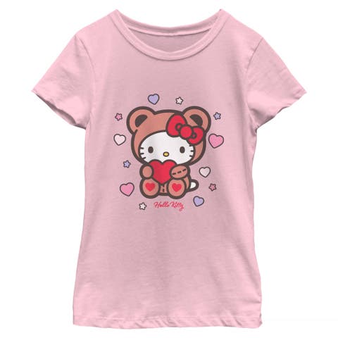 Girls' Cute Valentine Bear T-Shirt