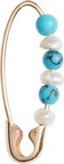 Loren Stewart Friendship Safety Pin Earring