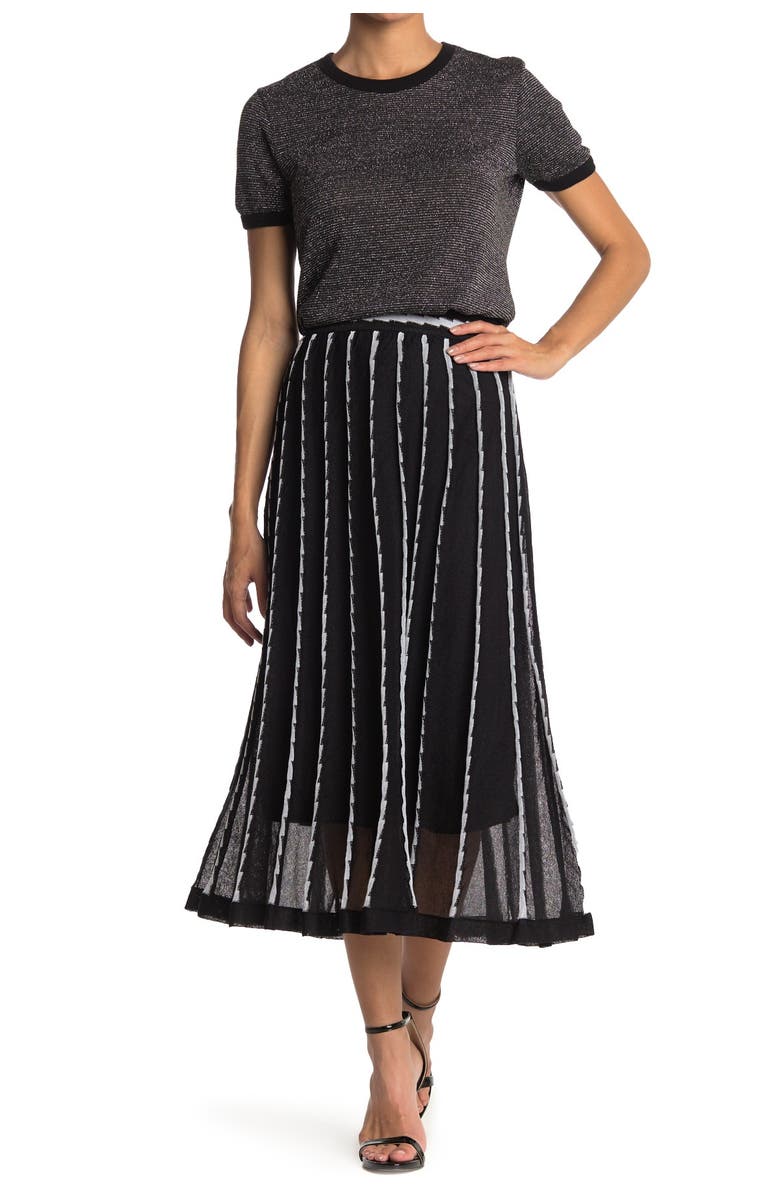 M Missoni Ribbed Knit Midi Skirt, Main, color, 