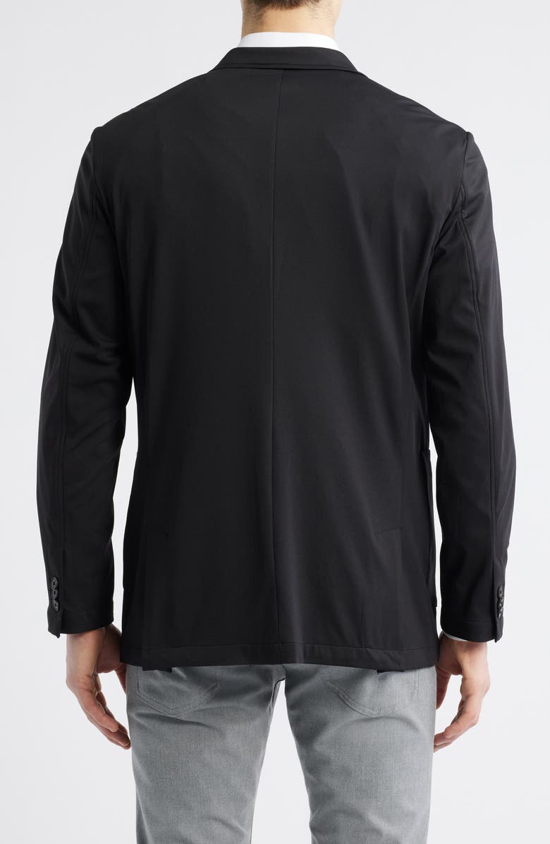 Johnston & Murphy XC Flex<sup>®</sup> Solid Knit Sport Coat, Alternate, color, Black