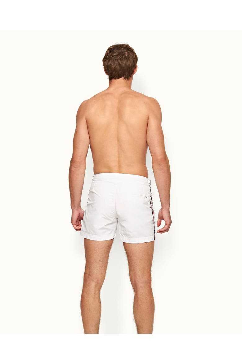 Setter Shorter Length Swim Shorts, Alternate, color, White