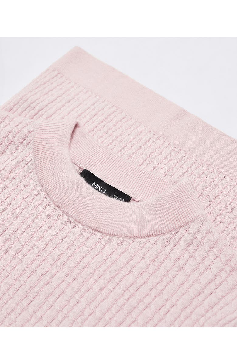 MANGO Marciano Short Sleeve Baby Cable Sweater, Alternate, color, 