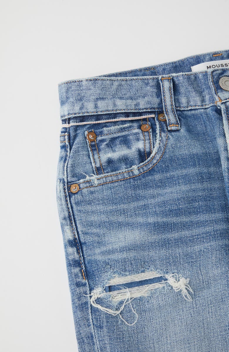 MOUSSY Hammond Raw Hem Crop Skinny Jeans, Alternate, color, 